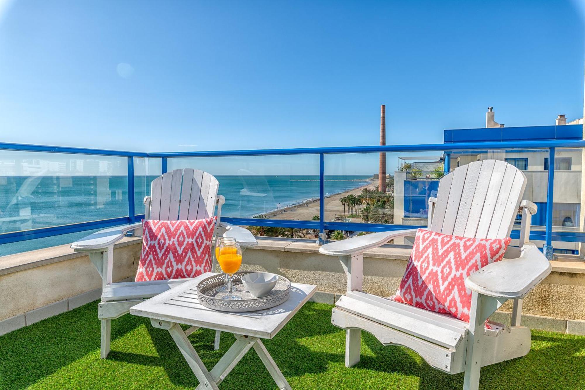 Апартаменты Iloftmalaga Atico Pacifico 19 B Экстерьер фото
